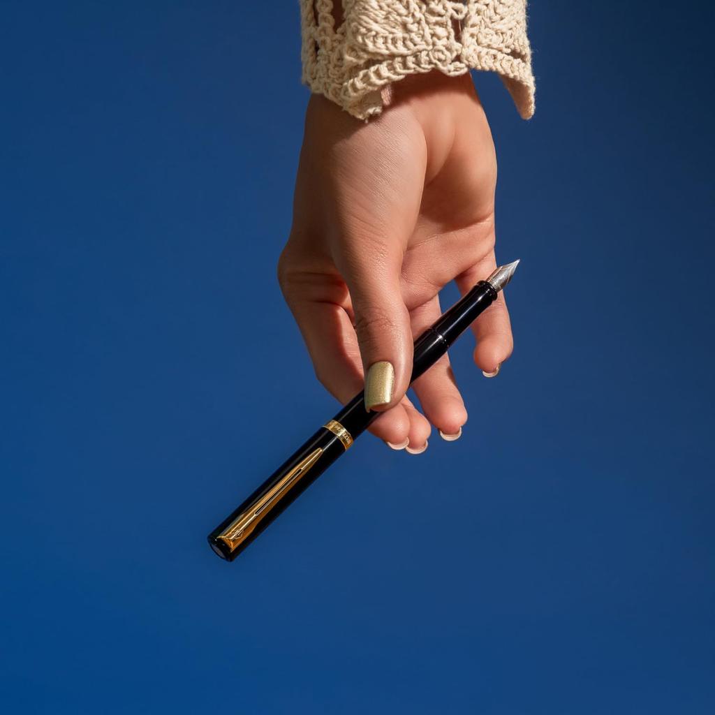 WATERMAN Impression Füllfederhalter Schwarz Fein Geschenkbox Luxusartikel 2225541 Stift, GT, Feder, Enthalten, Geschenk, Nr.