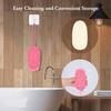 NOBILEA New Bubble Bath Brush Quick Foaming Bath Brush Scrubbing Brushes Soft Rubbing Massage Bubble Body Cleaner Silicone Bathroom 1Pcs (Multi Co
