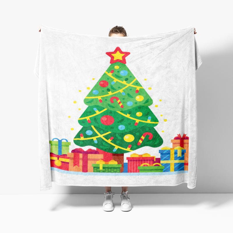 Wohndekoration Plüsch Überwurf Sofadecke Tagesdecke Bett flauschig weiche Decken Dekor Plaid Modern Halloween Frohe Weihnachten Winter