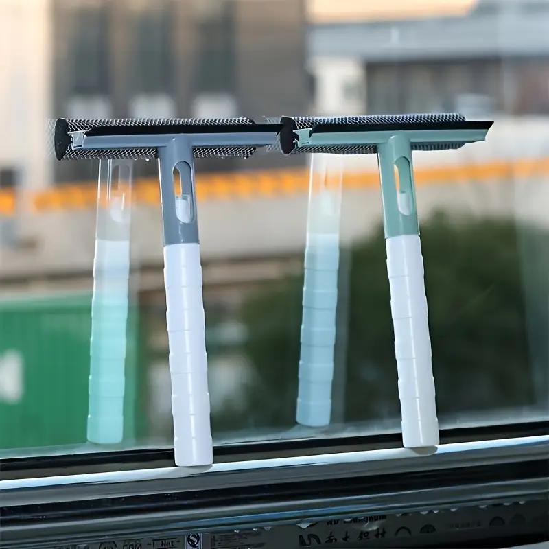 Multifunctional 3 In 1 Glass Cleaning Spray Artifact Household Wiper Special Window Cleaning Tool Brush