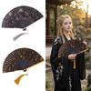 with Tassel Chinese Retro Fan 6inch Hand Hold Fan Portable Folded Fan  Chinese Style