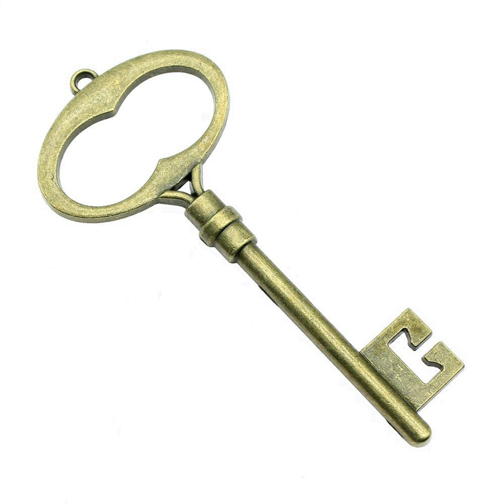 Key Charms Multi Color Alloy Key Tools Pendants For Gothic Themed Jewelry