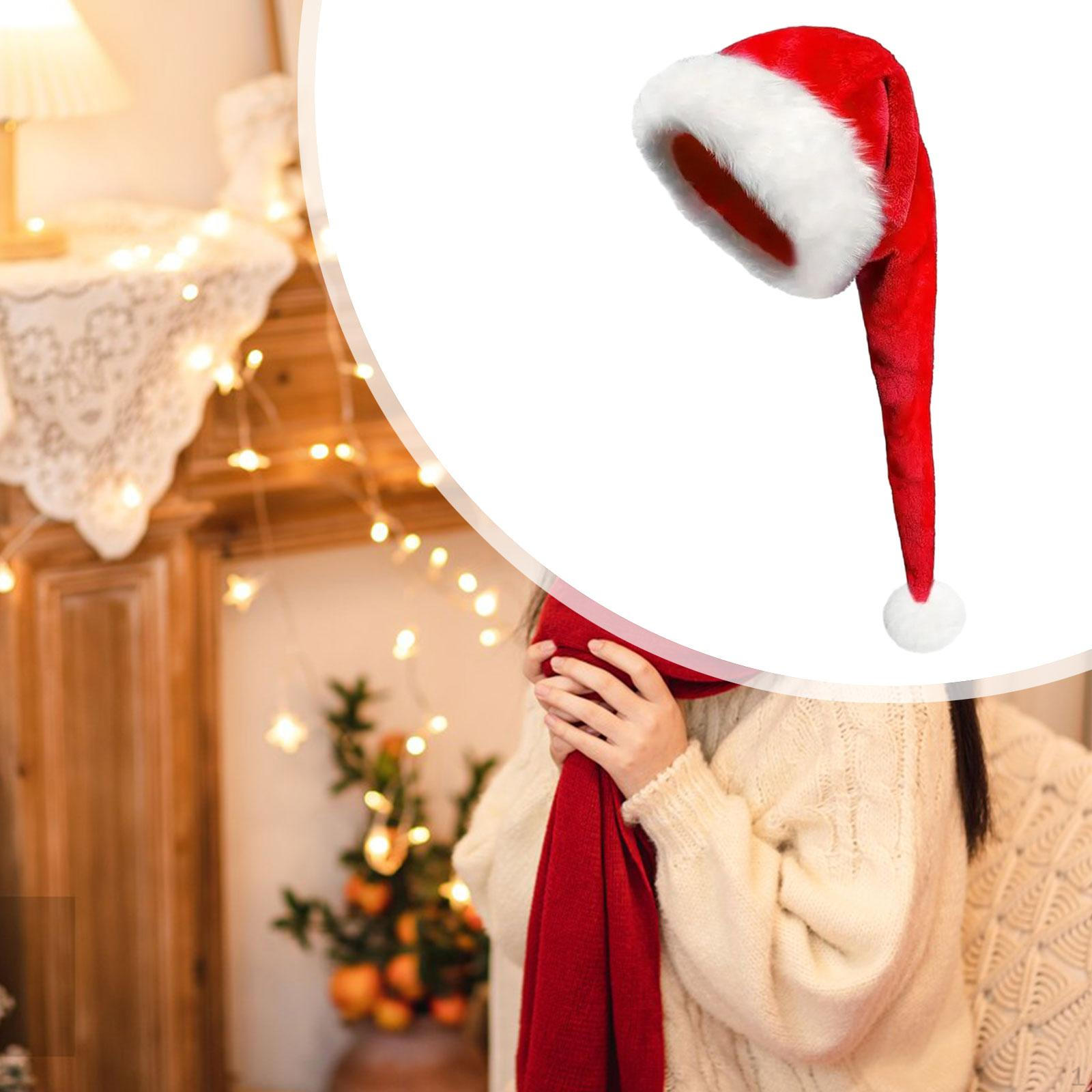 

Рождественская шапка-колпак, наряди Санту для косплей-вечеринки, сувениры, сценическое представление