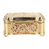 Metal Jewelry Storage Box Vintage Alloy Small Treasure Chest Case Trinket   for Ear s Necklace Bracelet