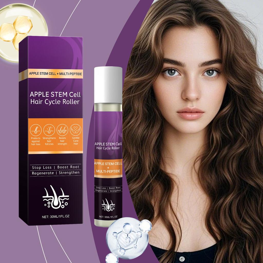 Hair Cycle Roller Hair Roller Serum Hair Care Serum  Scalp Nourishing Serum Promotes Scalp Circulation,30ml