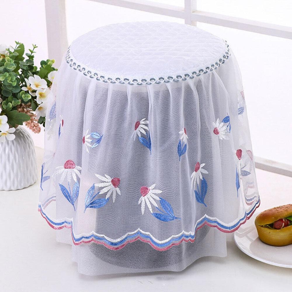 Pastoral Lace Air Fryer Dust Cover Kitchen Appliance Cover Pastoral Style Rice Cooker Cover Decorative Cover Embroidery