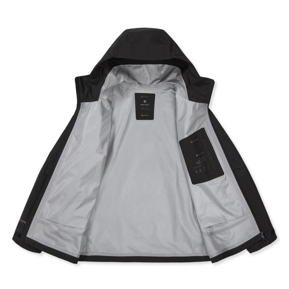 [Snowpeak] Dry Peak GORE-TEX Waterproof Jacket Black (S25FMPJK02)