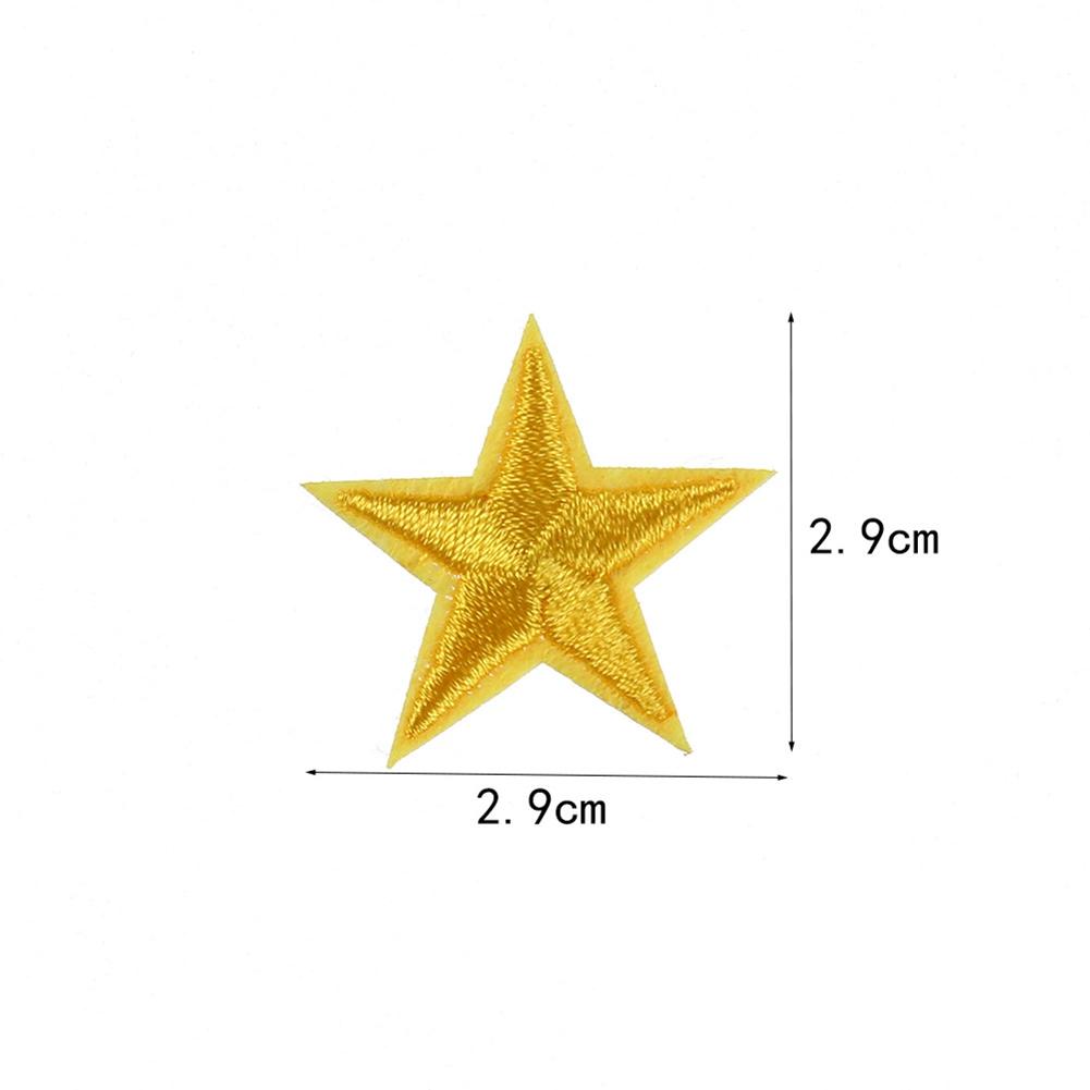 Repair Clothing Patch 10 Pcs Little Star Embroidered Iron On Patches Sew On Fabric Applique DIY Clothes Decoration