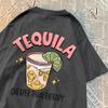 Tequila Cheaper Than Therapy Mens Tops Simplicity Loose Streetwear Creativity Crewneck T-Shirts O-Neck T-Shirt For Women