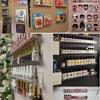 Étagère d'affichage pour vernis à ongles en acrylique à monter au mur