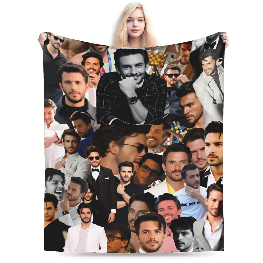 Jonathan Bailey Blanket  Warm Funny Plush Bedding Throws For Child Outdoor Flannel Bedspread Bed Cover