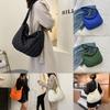 Nylon Cloud Crossbody Bag For Women With Large Capacity And Zipper Closure For Daily Use