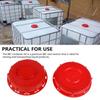 1Pcs for IBC Water Tank Water Liquid Tank Cap with Gasket Red Cover New IBC Tank Lid