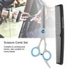 2pcs Hair Scissors Comb Set Salon Professional Barber Hair Thinning Cutting Hairdressing Scissors Comb