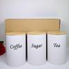 Sugar Container 3 Pieces 1200ml Food Canister Organizer Kitchen Food Storage Jars For Candy Oats Flour Creamer Salt Kitchen