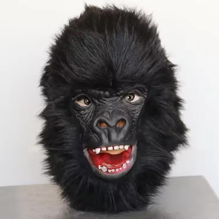 

Маска Кинг Конга Ужас Животное Горилла Обезьяна Маска Новинка Хэллоуин Косплей Костюм Головной убор Животное Вечеринка Шимпанзе Маска на всю голову