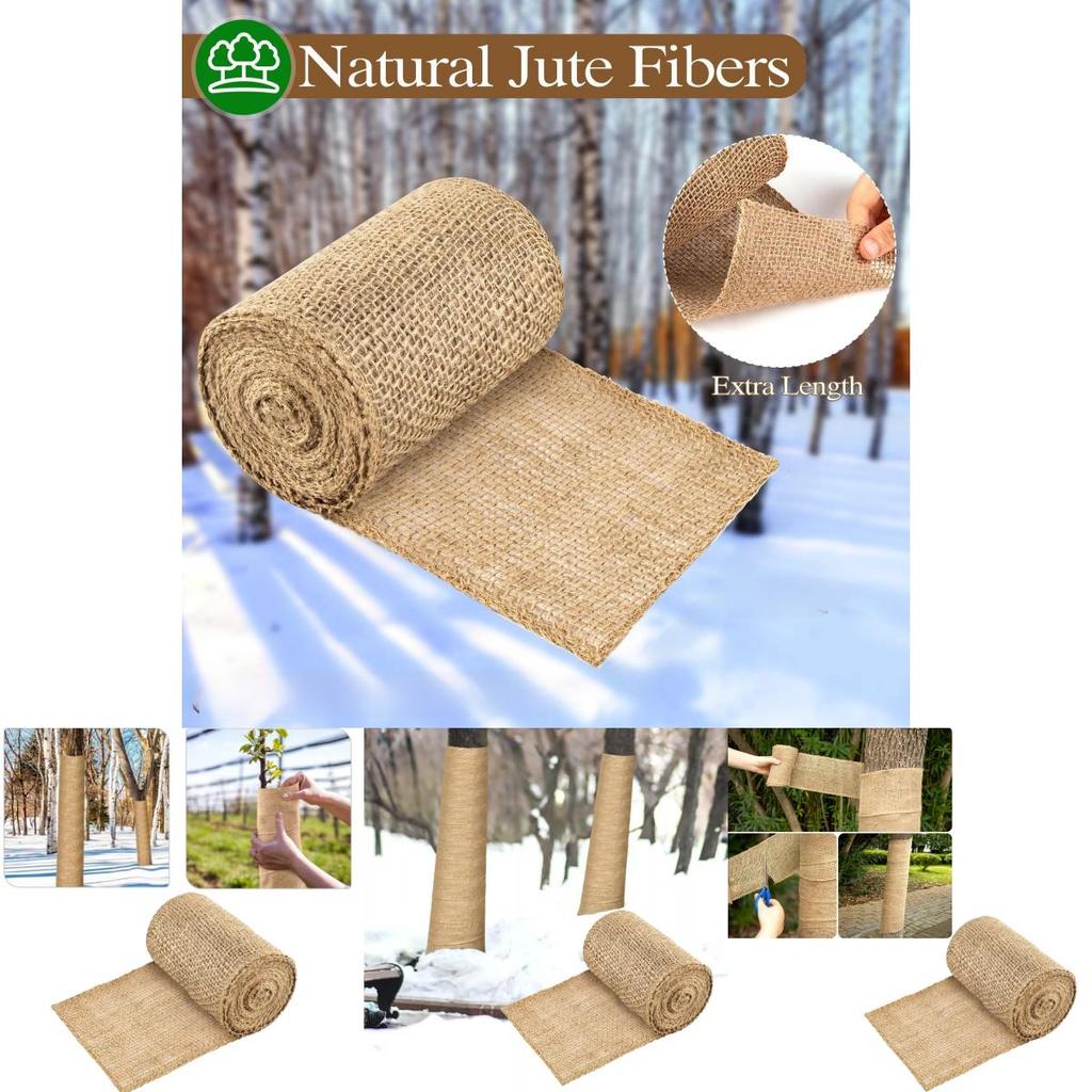 Premium Natural Burlap Tree Protector Roll Versatile Plant Wraps For Tree Protection And Support