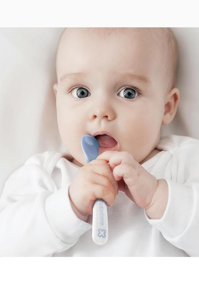 Bc babycare Babykost-Set aus Verhindert Geeignet für die Inspektion nach dem Lebensmittelhygienegesetz Löffel, 2, Farbwechsel-Löffel, Wärmeempfindliche Löffel, Verbrennungen,