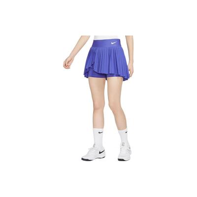 Court Dri-FIT Advantage Solid Logo Stretch Tennisrock Damen Unterteil Blau DR6850-430