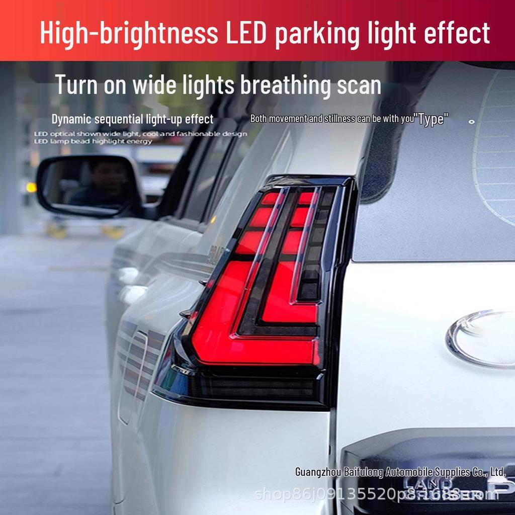 Fits Toyota Prado 2010-2020 LED Smoked Black Taillight Assembly