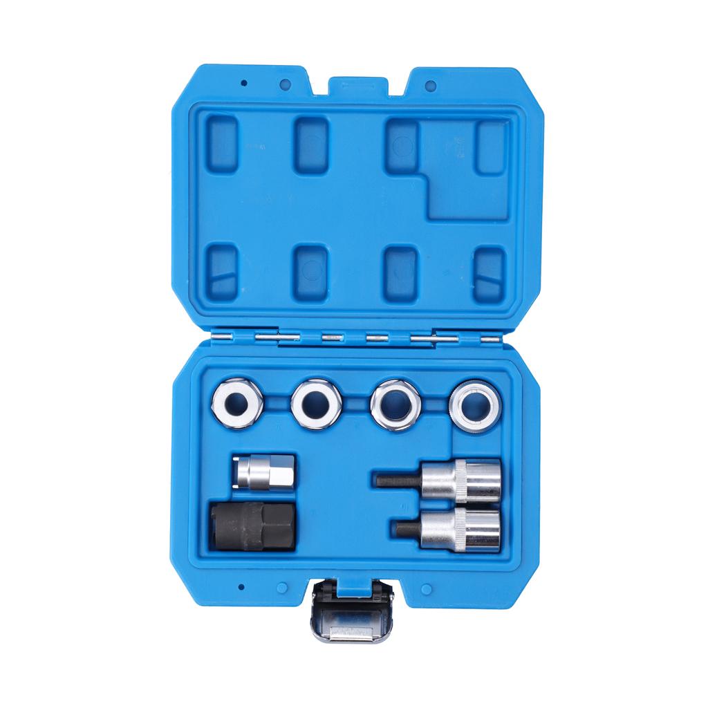 8PCS Strut Nut Socket Steel Alloy Key Automobile Repairing Kits for Motorcar Repair Shop