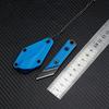 Utility Wash Knife Stone 440c Steel Abs Handle Edc Keychian Knife Mini Portable Paper Cutter Unpacking Tool