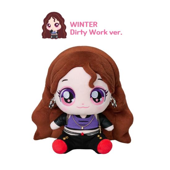 

Teenieping X aespa 25 см Плюшевая кукла Dirty Work ver. WINTER