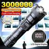 High Power Rechargeable Flashlight Telescopic Zoom Strong Handheld Torch Light Outdoor Camping Emergency Lamp