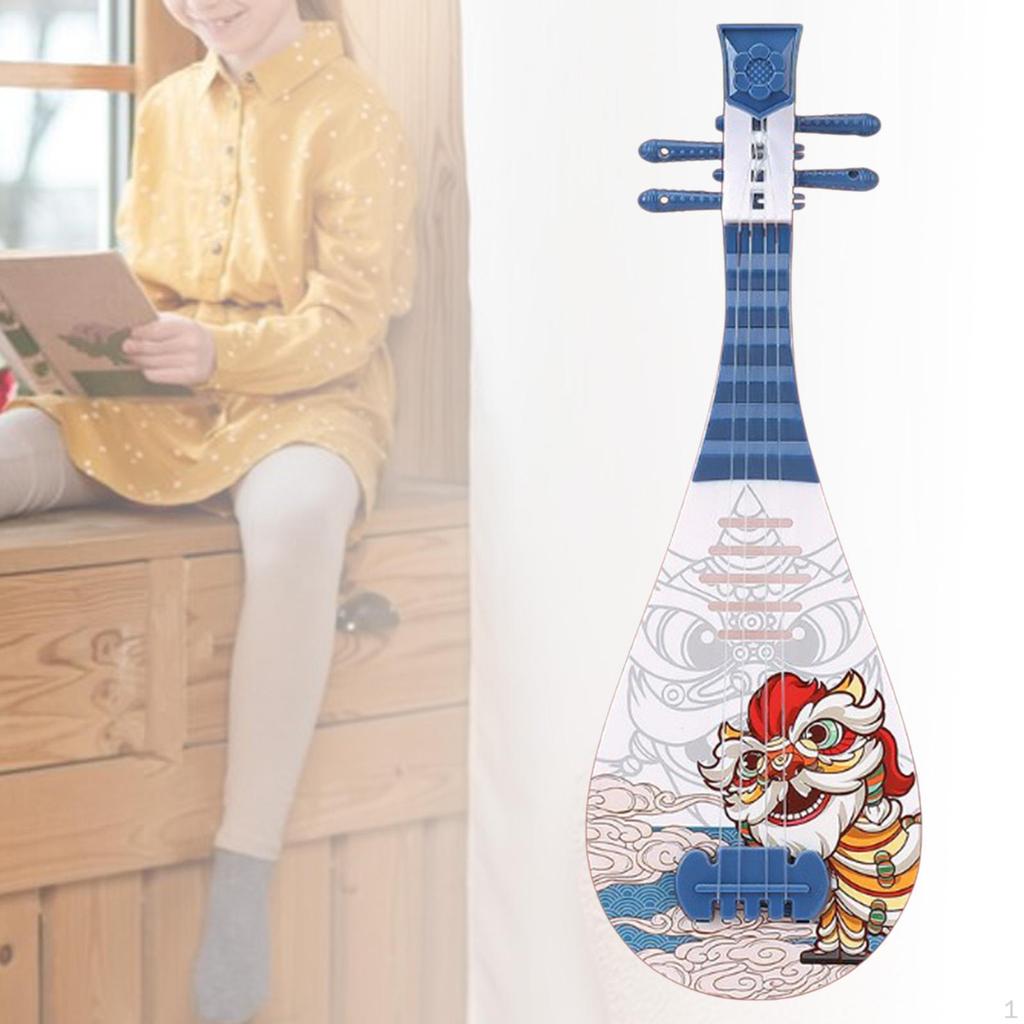 Kindergitarre Musikalisches Spielzeug, Simulations-Ukulele-Spielzeug Löwentanz, Mini Klein für