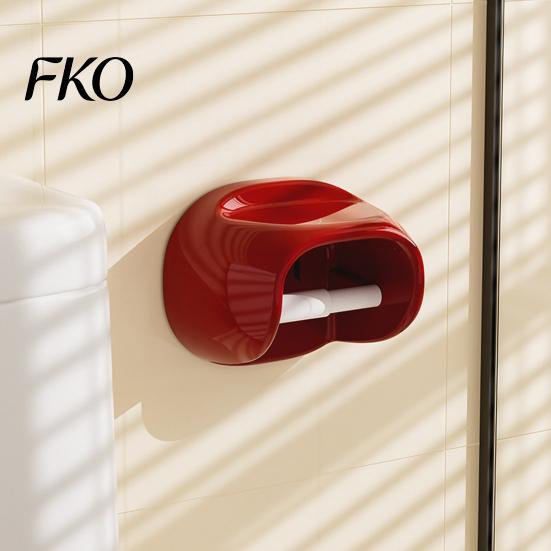 Stylish Bathroom Roll Holder No Drilling Wall Mount Toilet Paper with Top Quick Install Rack Storage Shelf Durable Space Saving Tissue