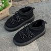 2025 New Comfortable Large Size Thick-soled Autumn and Winter Casual Snow Boots Cute Round Head Thick-soled Straps Warm Bread Shoes