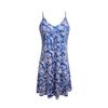 Women's Summer Outfits Plant Print Spaghetti Strap Dress Fashion Vacation Dress