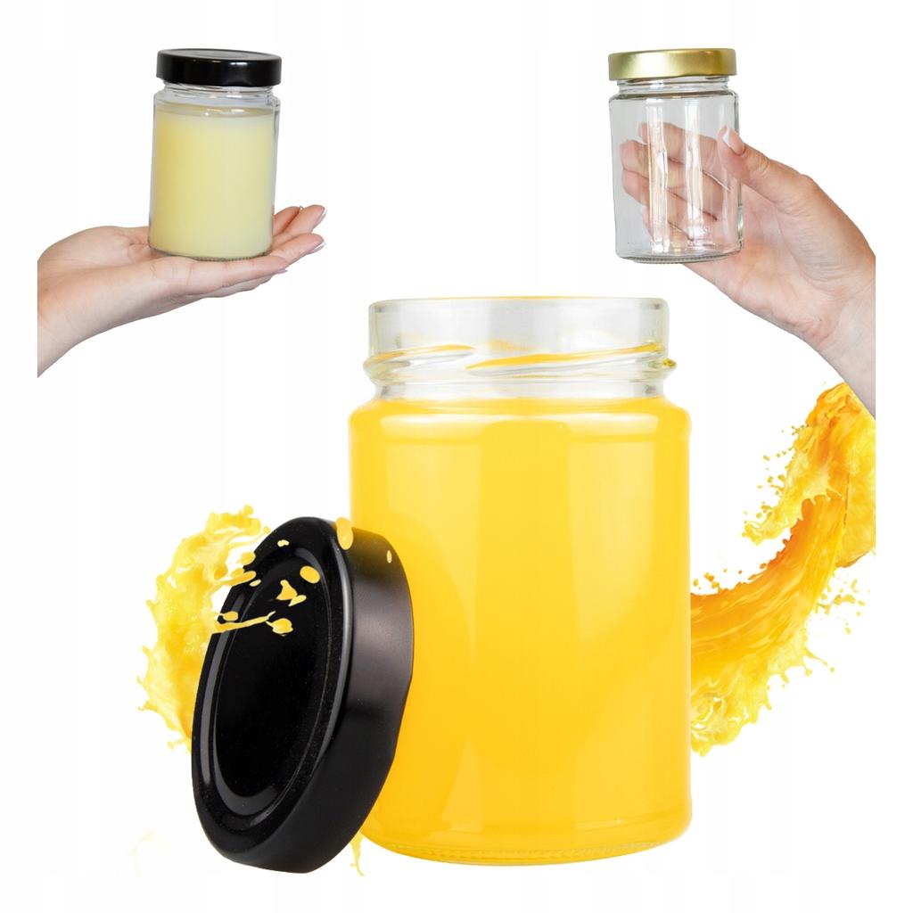 ATENA jar 330ML + HIGH LID FI66 JAM HONEY CANDLES WEDDING