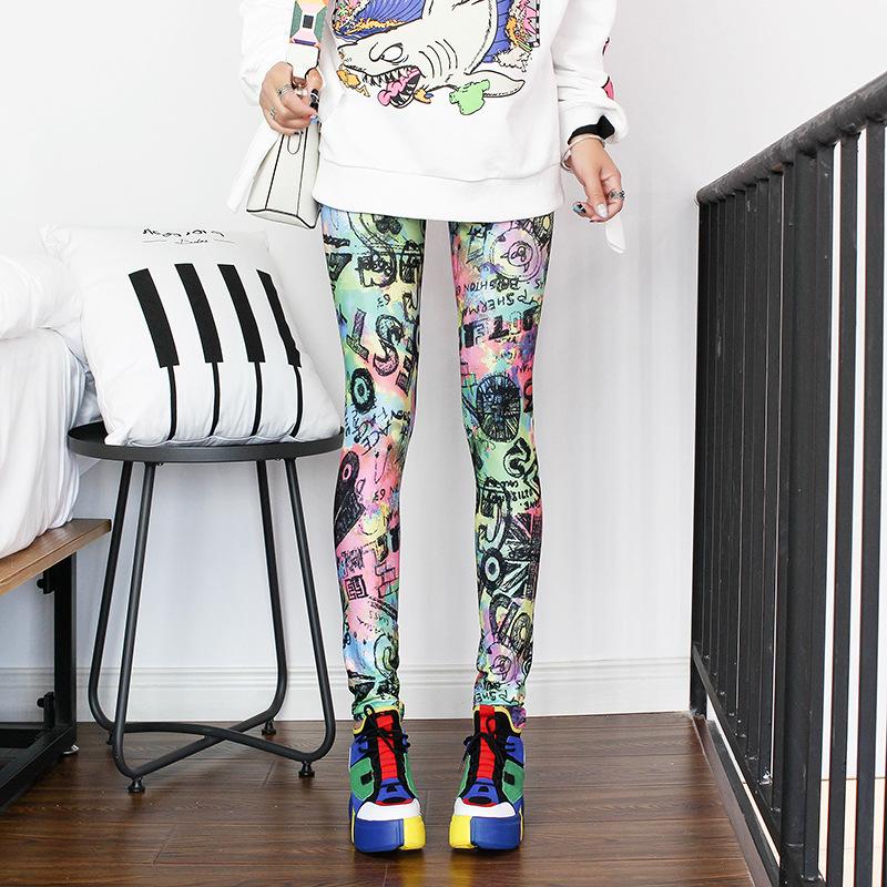 Doiaeskv Spring Autumn Fashion Leggings Sexy Casual Colorful Leg Warmer Fit Most Sizes Leggins Pants Trousers Women'S Leggings