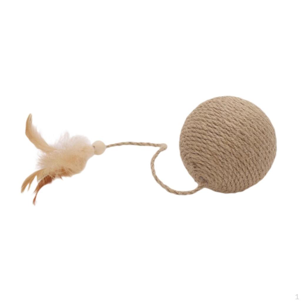 Cat Toy Clawing Ideal Gift Moving for Indoor Cats Scratcher Scratching Ball