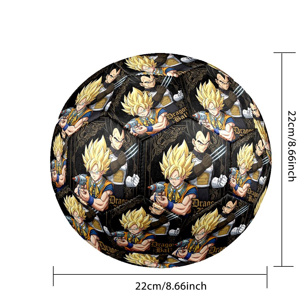 1pc Dragon Ball Z Football Soccer Ball Size 5 Indoor Soccer Ball Fashion Colorful  Backyard Game -Great For Sports Fans Gift HE58