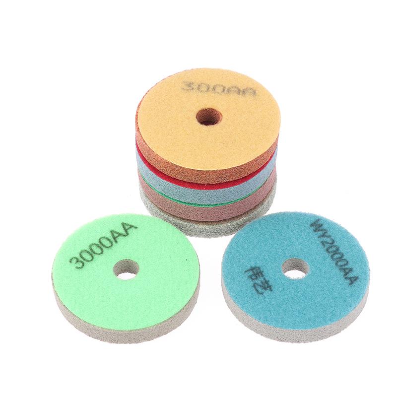 3"Sponge Diamond Polishing Pads Granite  Artificial Stone Polishing Cleaning Tool Concrete Sanding Disc For Polisher