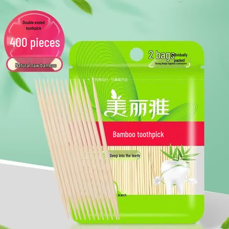 MARYYA Double-Headed Bamboo Toothpicks