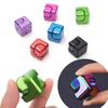 Fingerspitzen Quadrat Dekompression Kreisel Würfel Metall Kinder Erwachsenen Spielzeug Stressabbau Angstlinderung Fingerspitzen Spielzeug