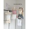 Chic Sweet & Spicy Backless Slimming Camisole with Chest Pads - Women's Versatile Yoga & Fitness Top