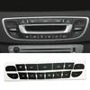 AC Button Repair Sticker Strong PVC Component Easy Installation Air Conditioner Button Cover Quick Fixing for Vehicle