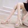 Women's Fashion  Casual Peep Toe Thick Heel Work Shoes High Heel Sandals