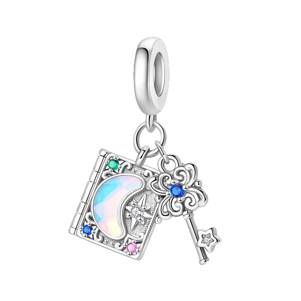 Family Charm Love Lucky Hourglass Charm Beads Diy Jewelry Necklace Bracelet Accessories