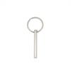 Alavel Keychain, Car, Motorcycle, Bicycle, Ring, Key Ring, Men's, Women's, Small, Smart, Simple Design, Metallic Silver, Key Case, Round, Cylindrical