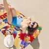 Popular Animated The A-Amazing D-Digital C-Circus Beach Towel Colorful Bath Towels For Girl Microfiber Quick Dry Custom Sand