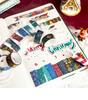 12pcs Merry Christmas Washi Tapes Set 15mm*5m Winter Gift Paper Adhesive Masking Tape Decoration