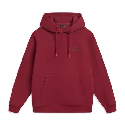 Li Ning Sports Lifestyle Series Loose Fit Hooded Couple Sweatshirt Unisex Sweatshirt AWDVE01-9