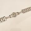 Stainless Steel Strap, Five-bead Solid Stainless Steel Strap, Butterfly Double Snap Buckle Watch Strap, Watch Accessories 12-22mm