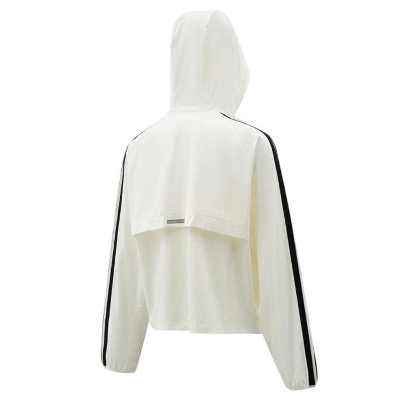 adidas Striped Sports Zip-Up Hoodie Long Sleeve Jacket Women Jackets KX2759