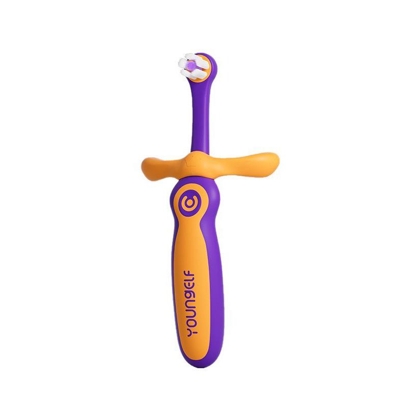 

Infant & Toddler Soft Bristle Toothbrush for Milk Teeth (Ages 1-3) - Gentle Oral Care Training